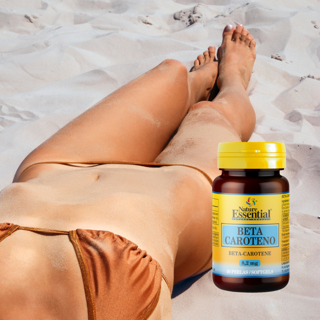 Capsulas bronceadoras Beta Caroteno Nature Essential - 50 Cápsulas®