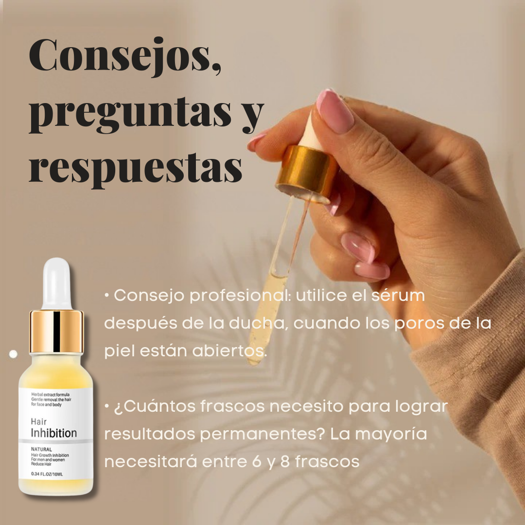 Serum para la Depilación Corporal Definitiva sin Irritación