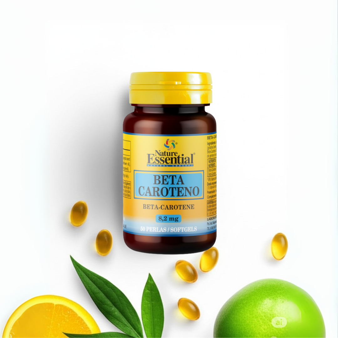 Capsulas bronceadoras Beta Caroteno Nature Essential - 50 Cápsulas®