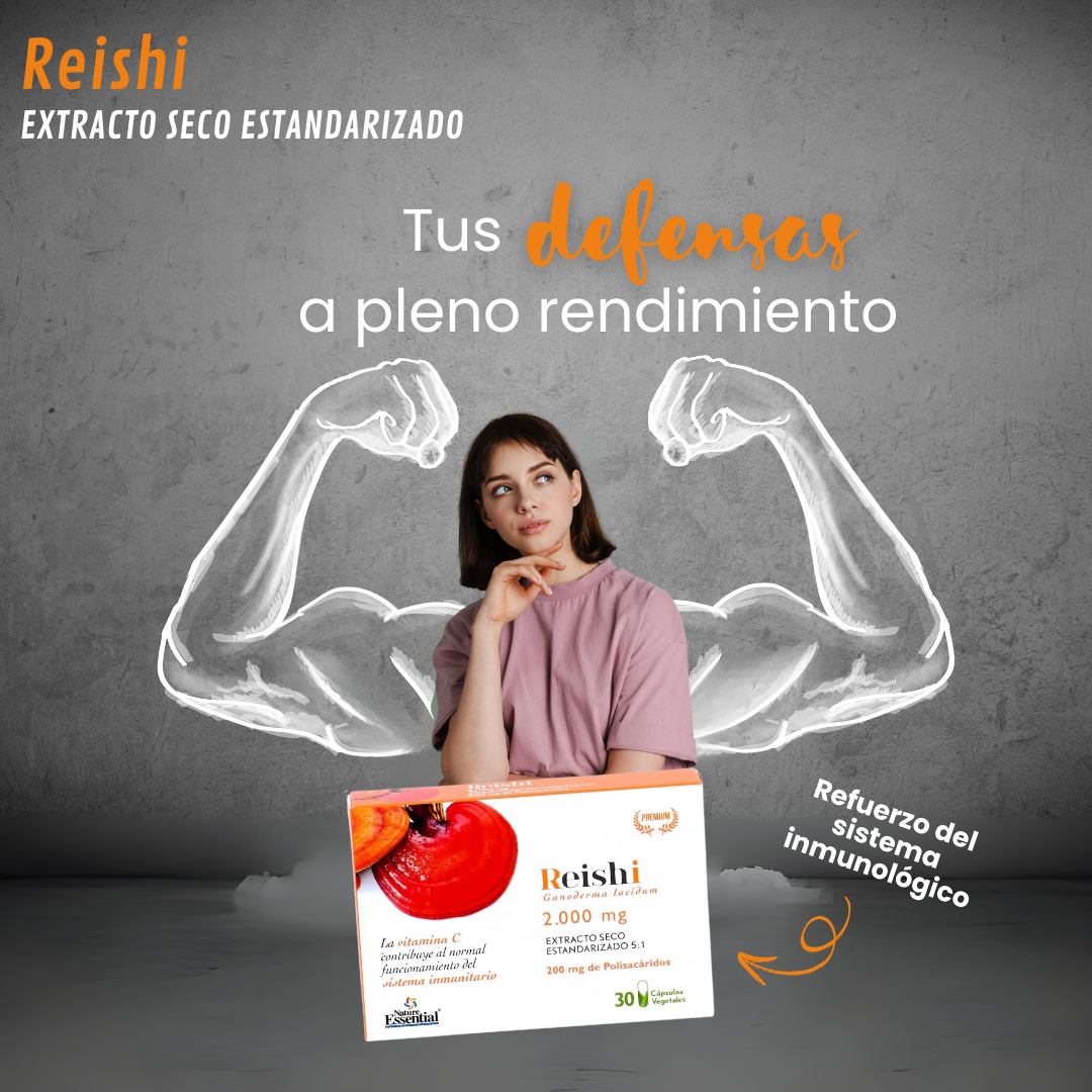 Reishi Sumplemento para la Vitalidad y el Bienestar - 30 Cápsulas