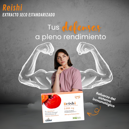 Reishi Sumplemento para la Vitalidad y el Bienestar - 30 Cápsulas