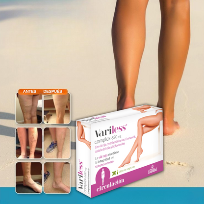 Variless 30 Cápsulas – Complemento alimenticio que ayuda a mejorar la circulación de las piernas®