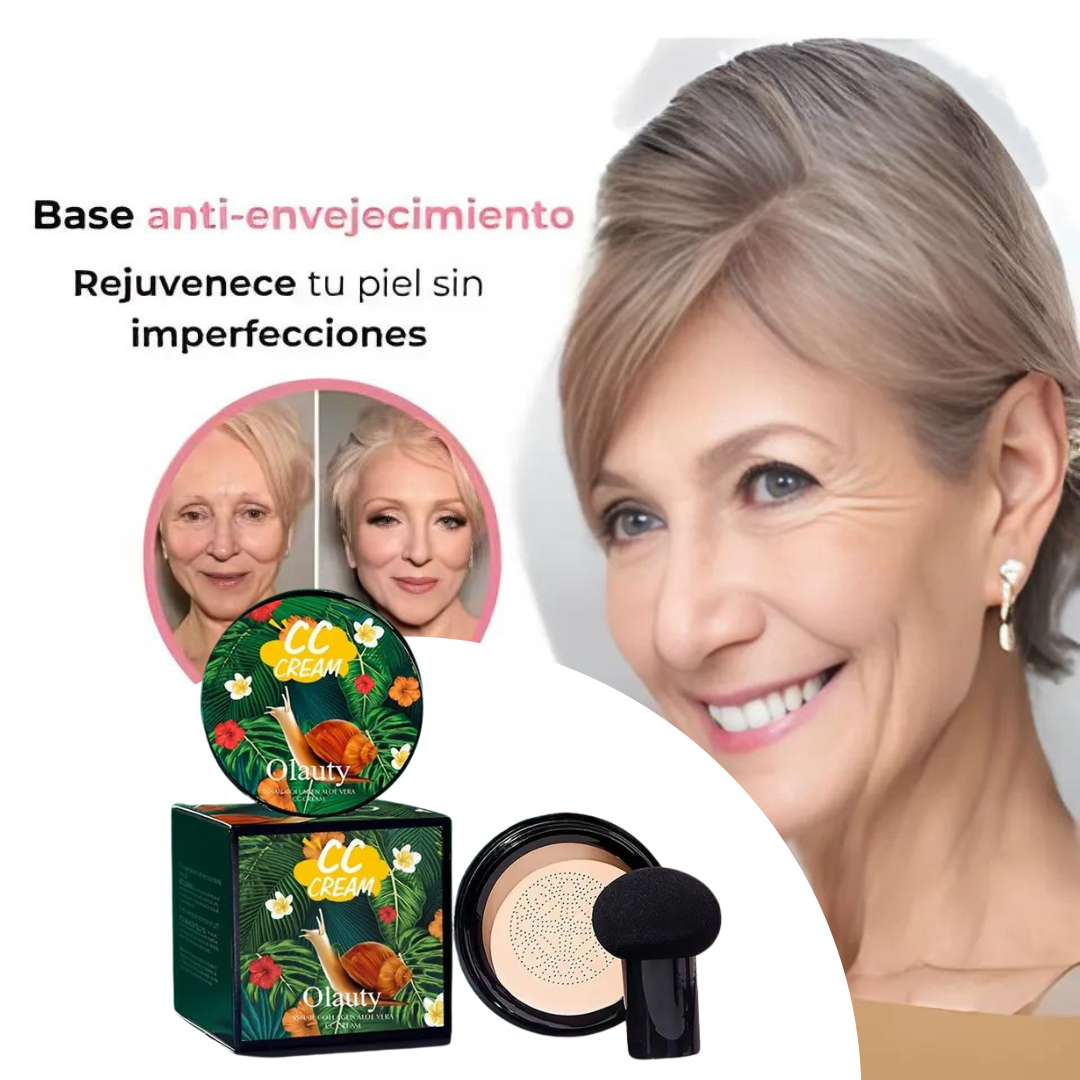 MOISTURE CUSHION® Base de Maquillaje CC Colágeno de Caracol(OFERTA 2X1)