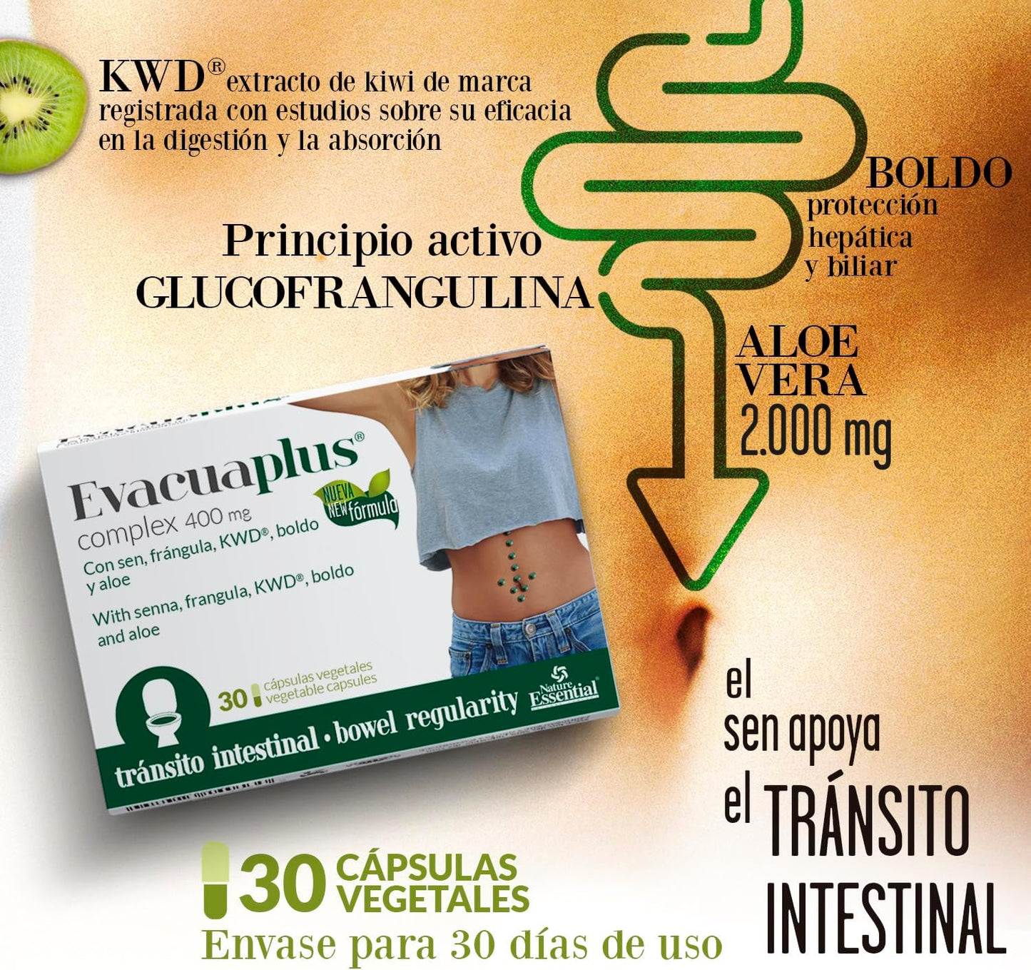 Evacuaplus Complex 30 Cápsulas – Alivio Natural para tu Bienestar Digestivo®